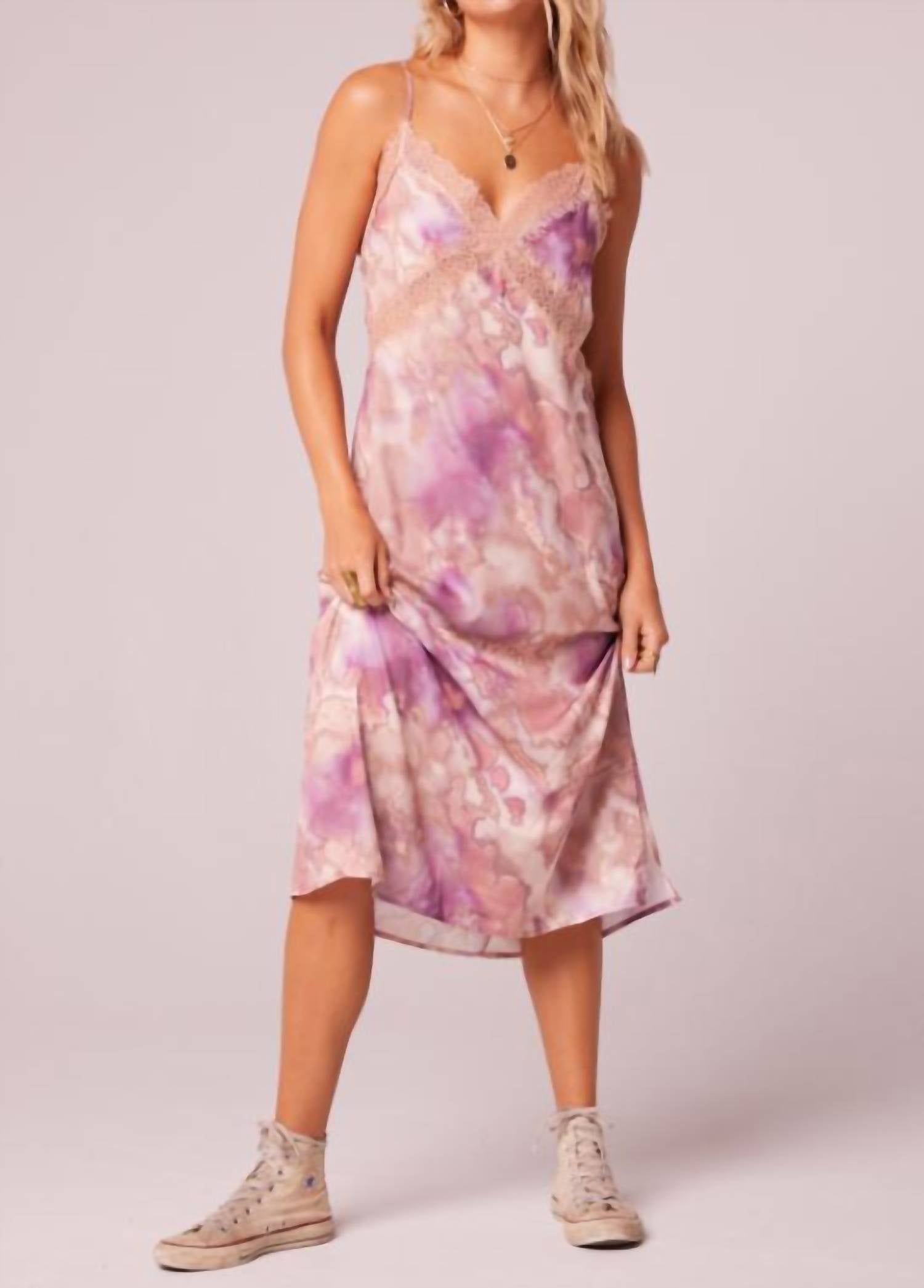 Amaranth Tie Dye Dress