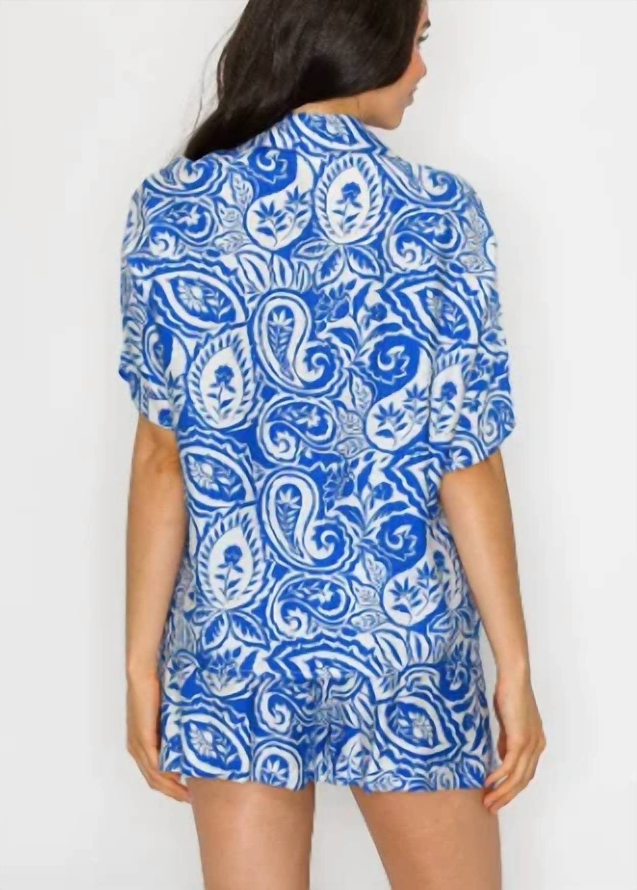 Meet Me In Santorini - Athena Top