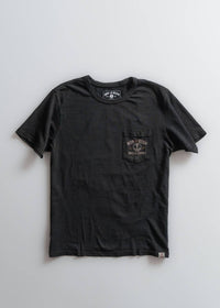 Iron & Resin Pegasus Pocket Tee in black - men's t-shirt - alternate view