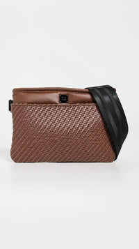 THINK ROYLN Women's Yacht Bum Bag 2.0 in nutmeg braided luxe - women's bag