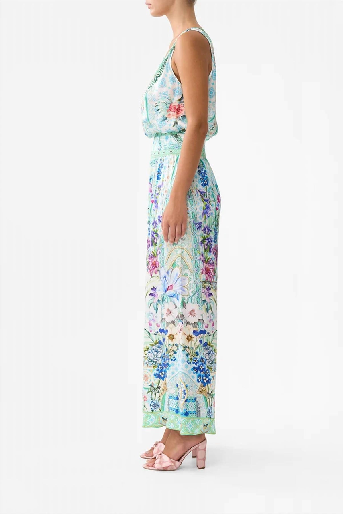 Camilla - Shirred Waist Pants