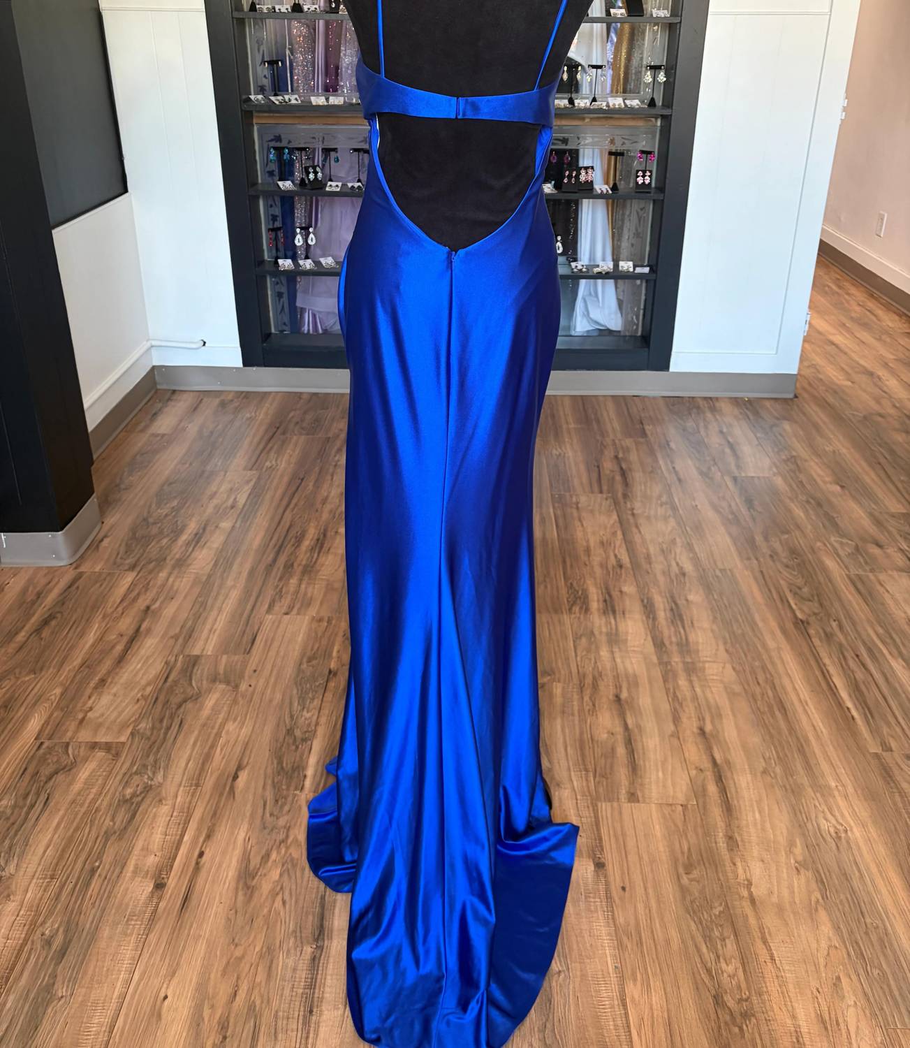 Jovani - Women's High Slit And Beaded Dress