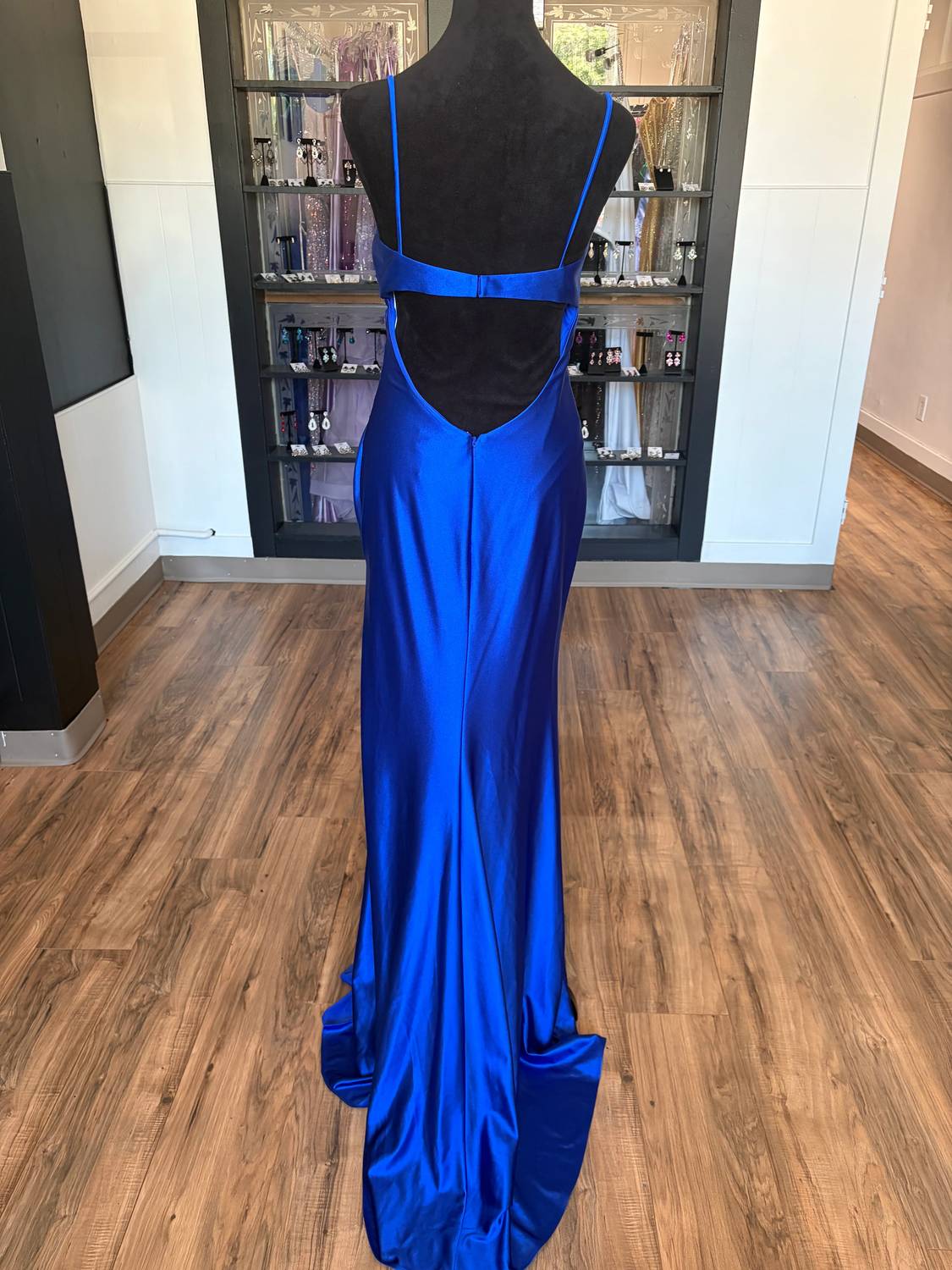 Jovani - Women's High Slit And Beaded Dress
