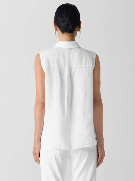 Eileen Fisher - Handkerchief Sleeveless Shirt