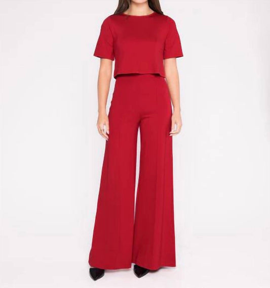 Ripley Rader - Ponte Knit Long Wide Leg Pants