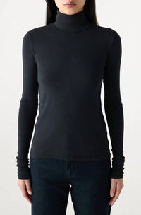Amo - Reese Ribbed Turtleneck Tee