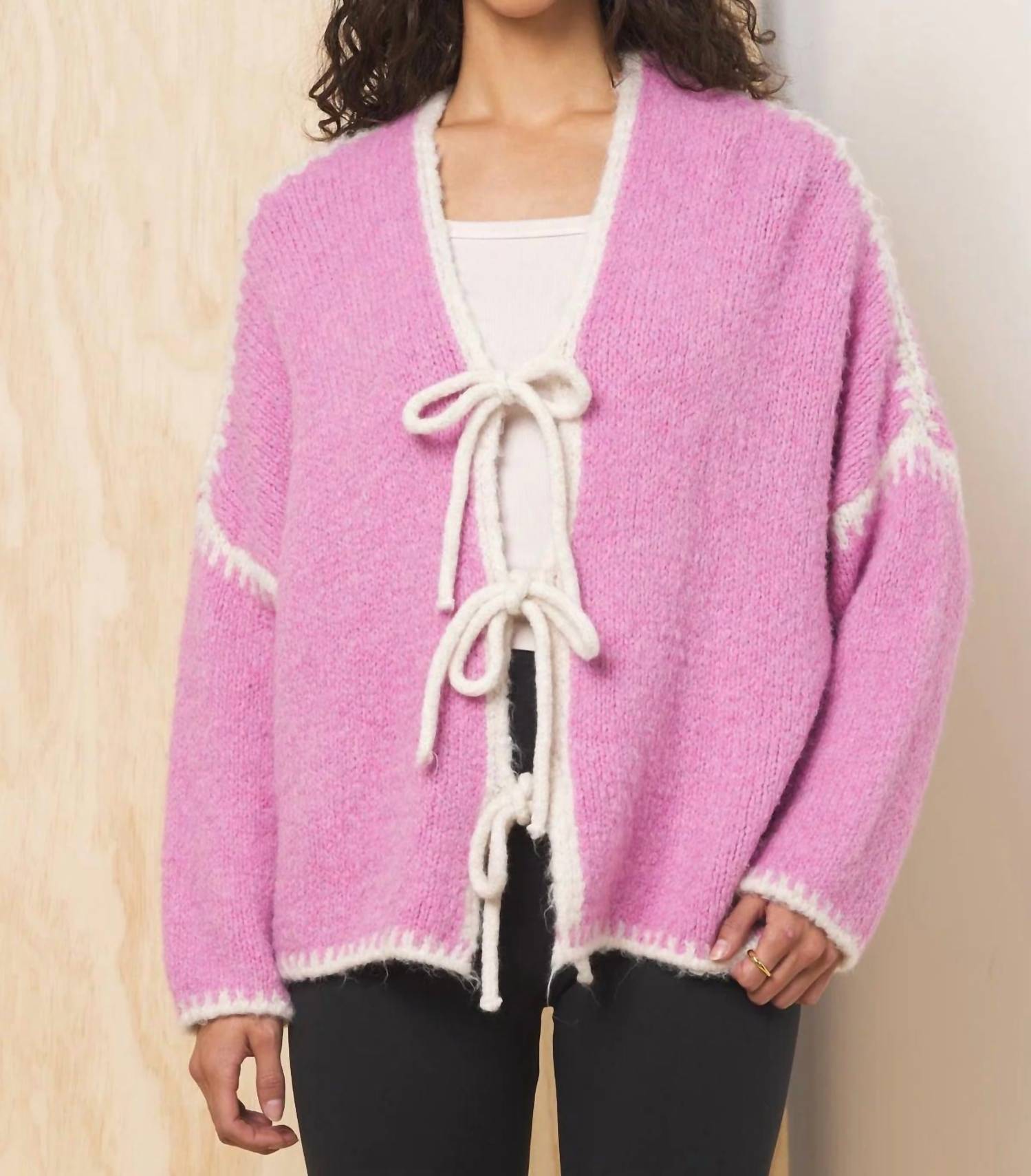 Vintage Havana - Tie Front Cardigan