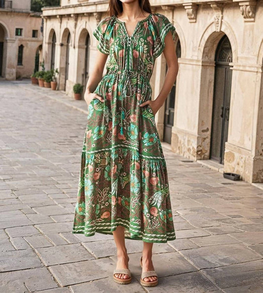 Omika - Cora Midi Kala Dress