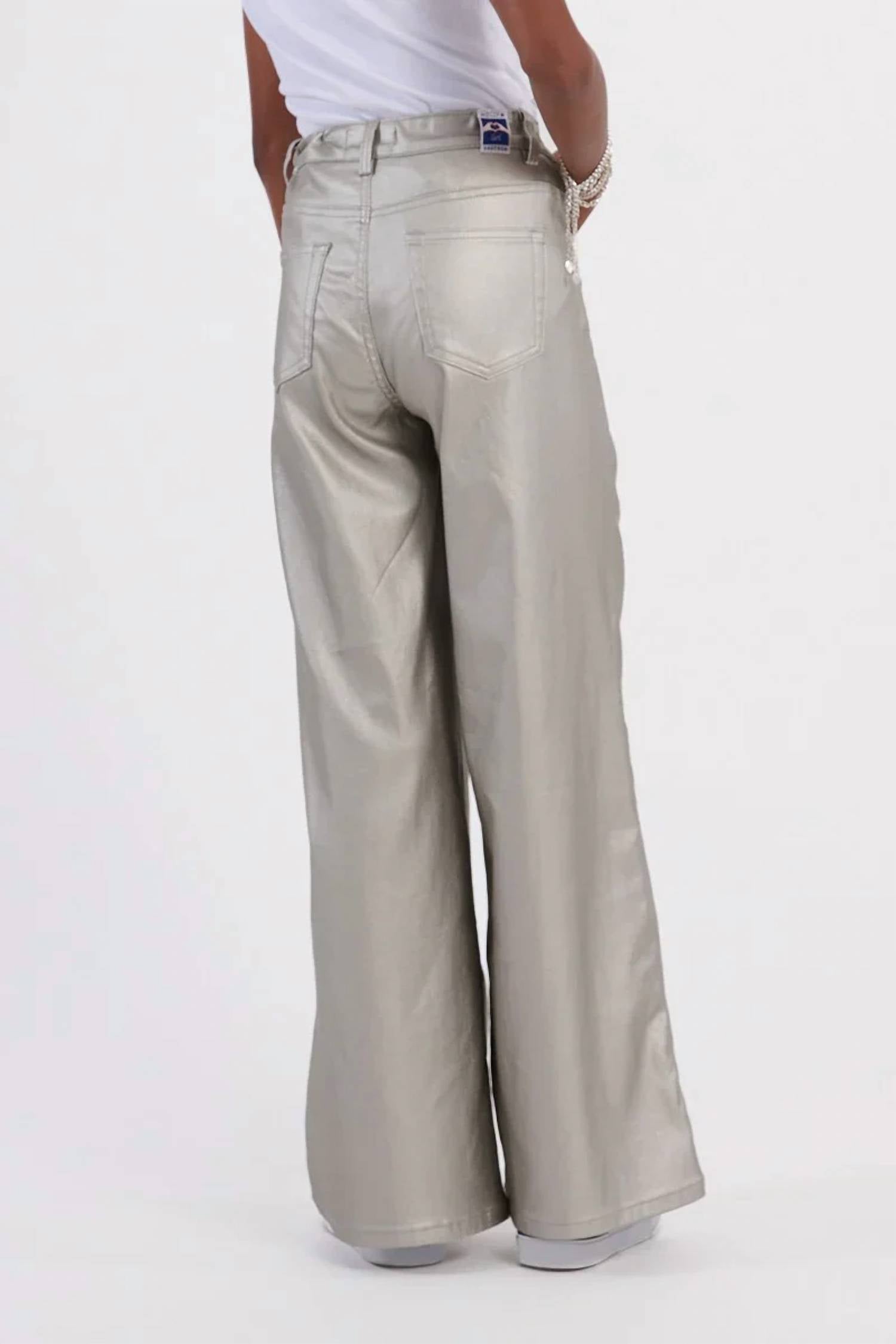 Molly Bracken - Metallic Woven Pant