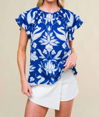 Flying Tomato - Woven Beauty Floral Top