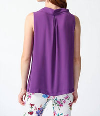 Joseph Ribkoff - Cowl Neck Closure Pullover Top