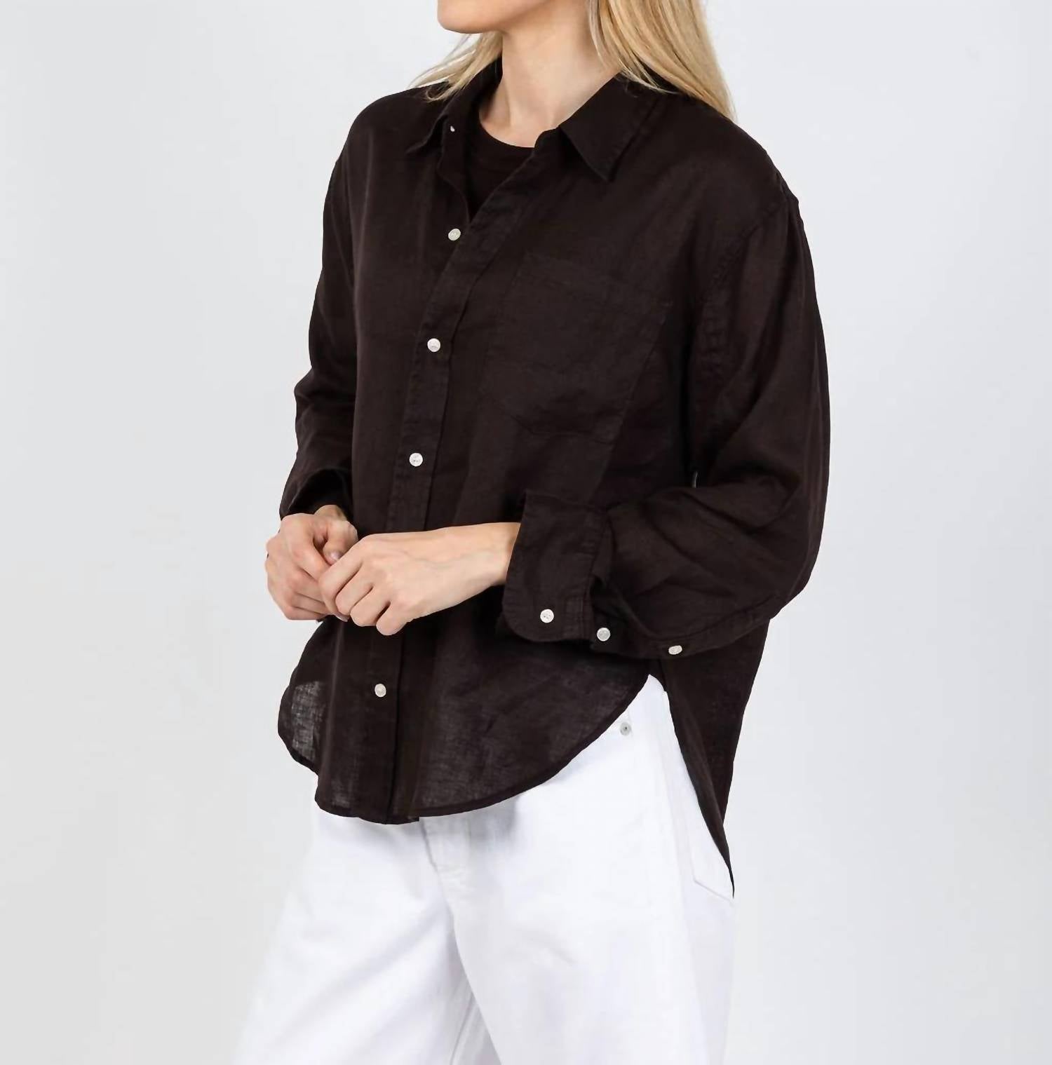 Citizens Of Humanity - Kayla Shrunken Linen Shirt