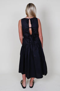 En Saison - Poplin Drop Waist Midi Dress