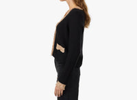 Autumn Cashmere - Fringed Trimmed V-neck Jacket