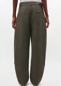 Ganni - Mouline Suiting Curved Pants