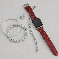 Brighton - Sutton Braided Leather Watch Band