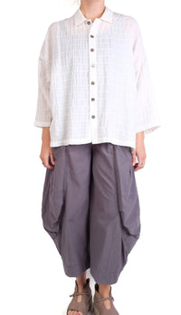 Gerties - Big Button Up Three Quarter Sleeve Shirt