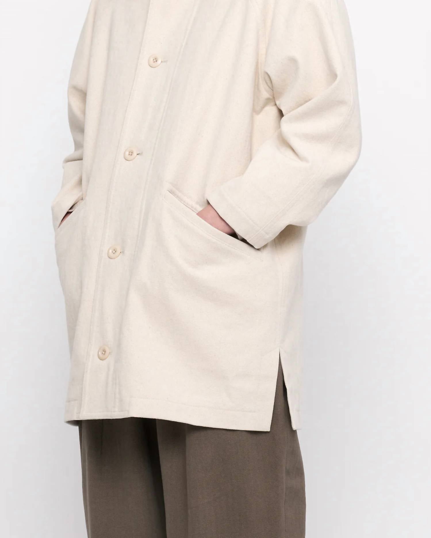 7115 By Szeki - Mid-length Duster Coat
