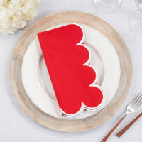 Saro Lifestyle - Scallop Cotton Napkins