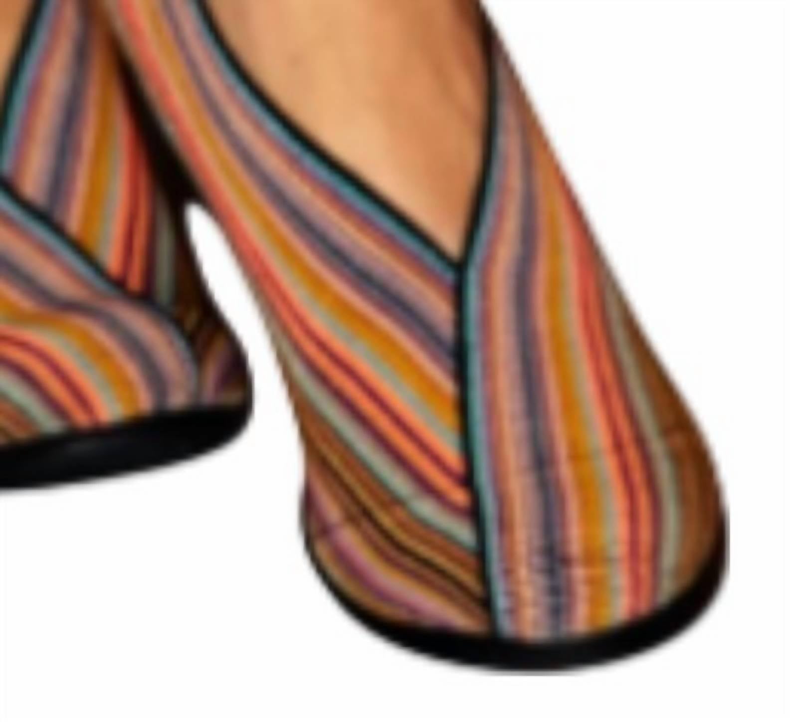 CHARLESTON SHOE CO. Women's Cape Slip On Shoes in confetti - women's shoe - detail view