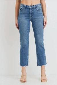 Just Black Denim - High Rise Straight Jeans