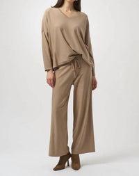 Joseph Ribkoff - Sequined Wide Leg Culotte Pants