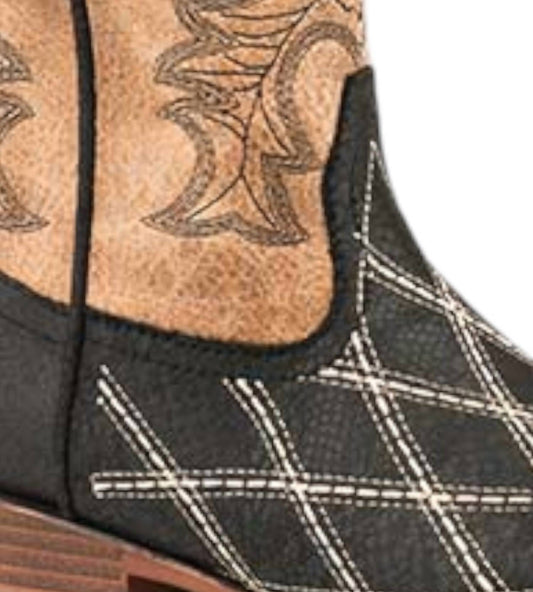 Roper - Boy's Cross Cut Square Toe Boots