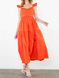 Thml - Tiered Poplin Maxi Dress