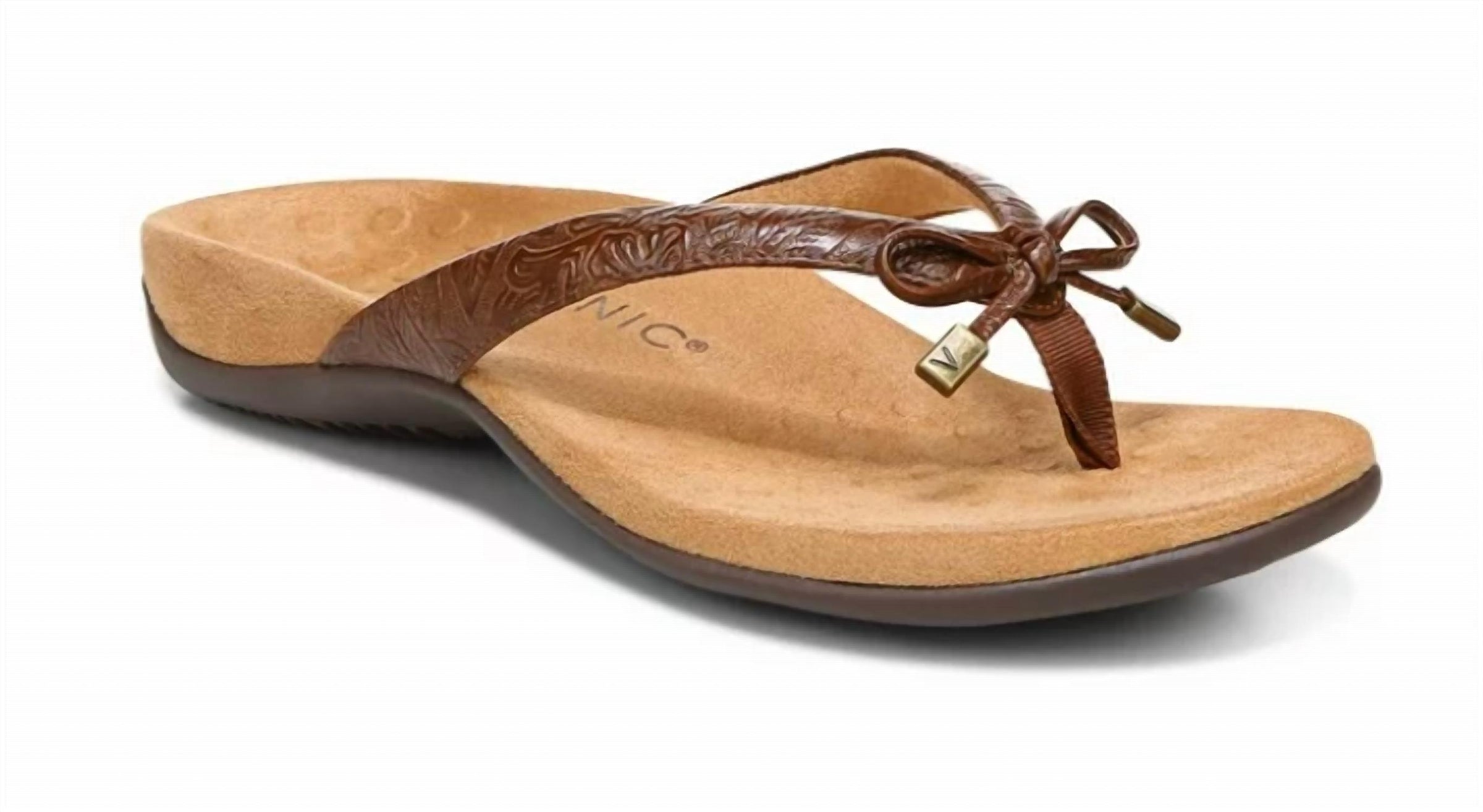 VIONIC Women's Rest Bella Slipper in brown - women's shoe