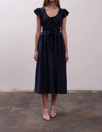 Moon River - Shirred Midi Dress