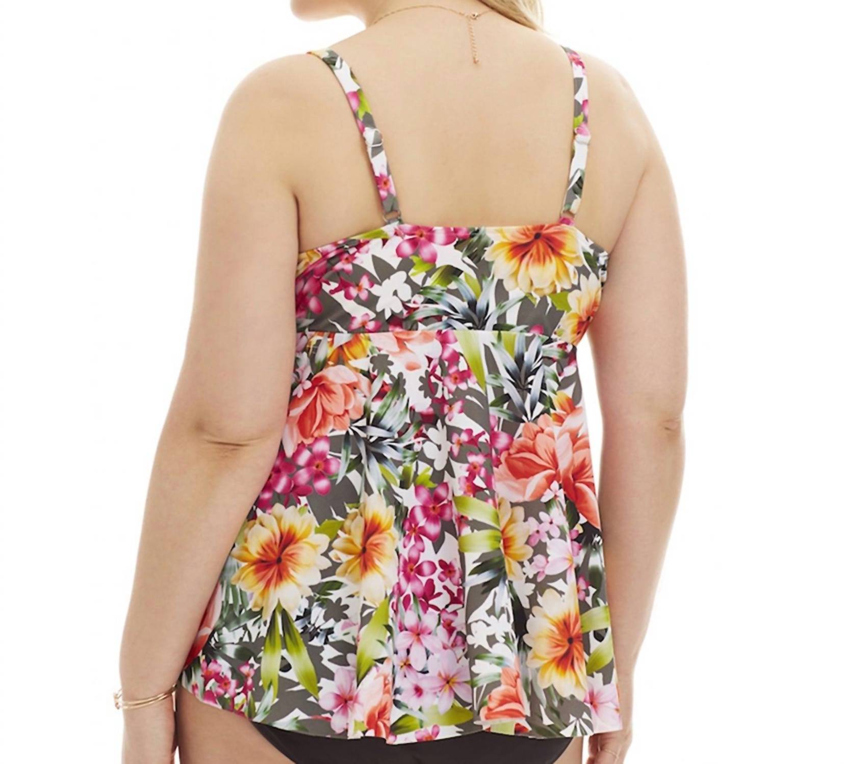 Always For Me - Plus Size Underwire Tankini Top