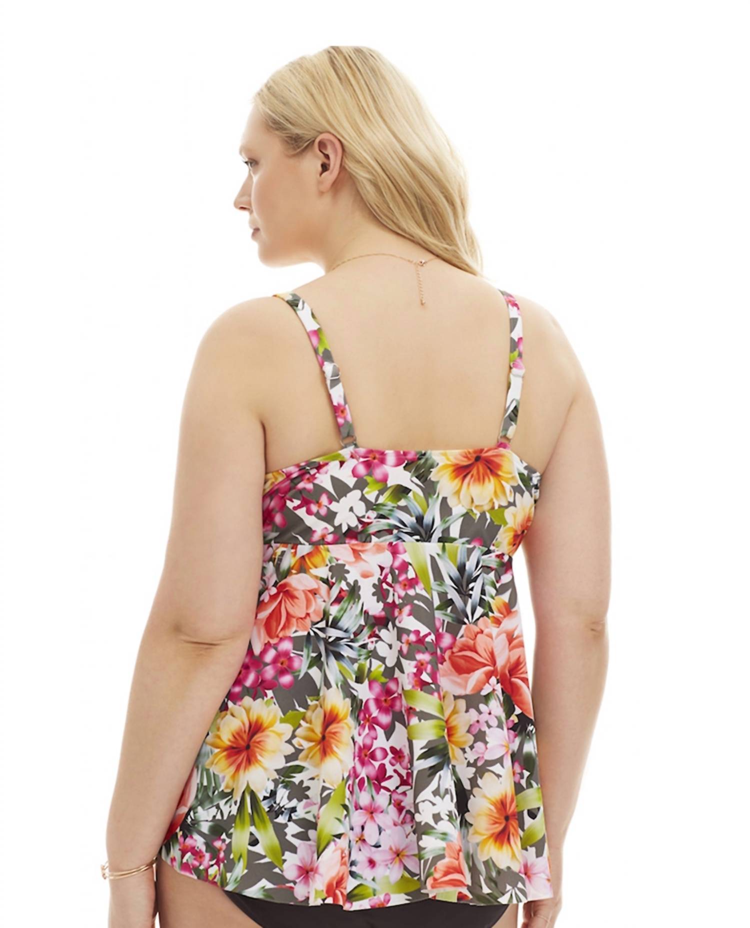 Always For Me - Plus Size Underwire Tankini Top
