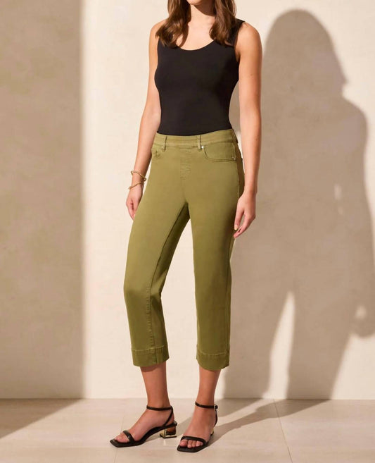 Tribal - Pull-on Kick Flare Capri Pants