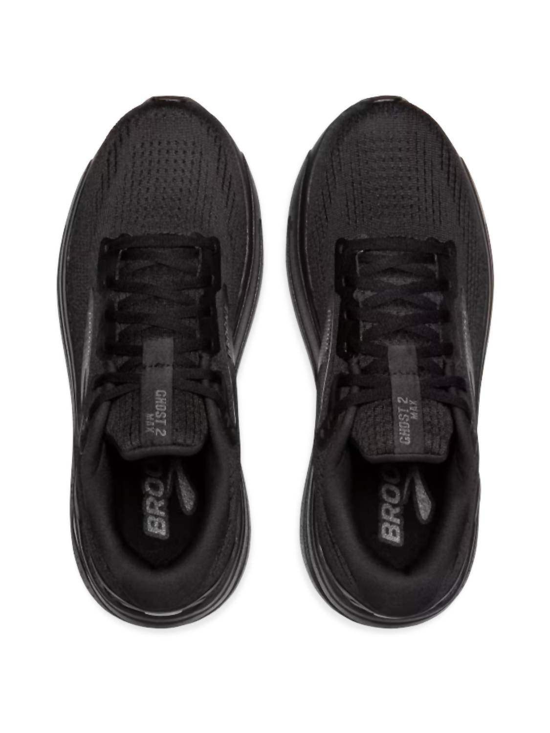 BROOKS Women's Ghost Max 2 Shoes in black black ebony - women's shoe - alternate view