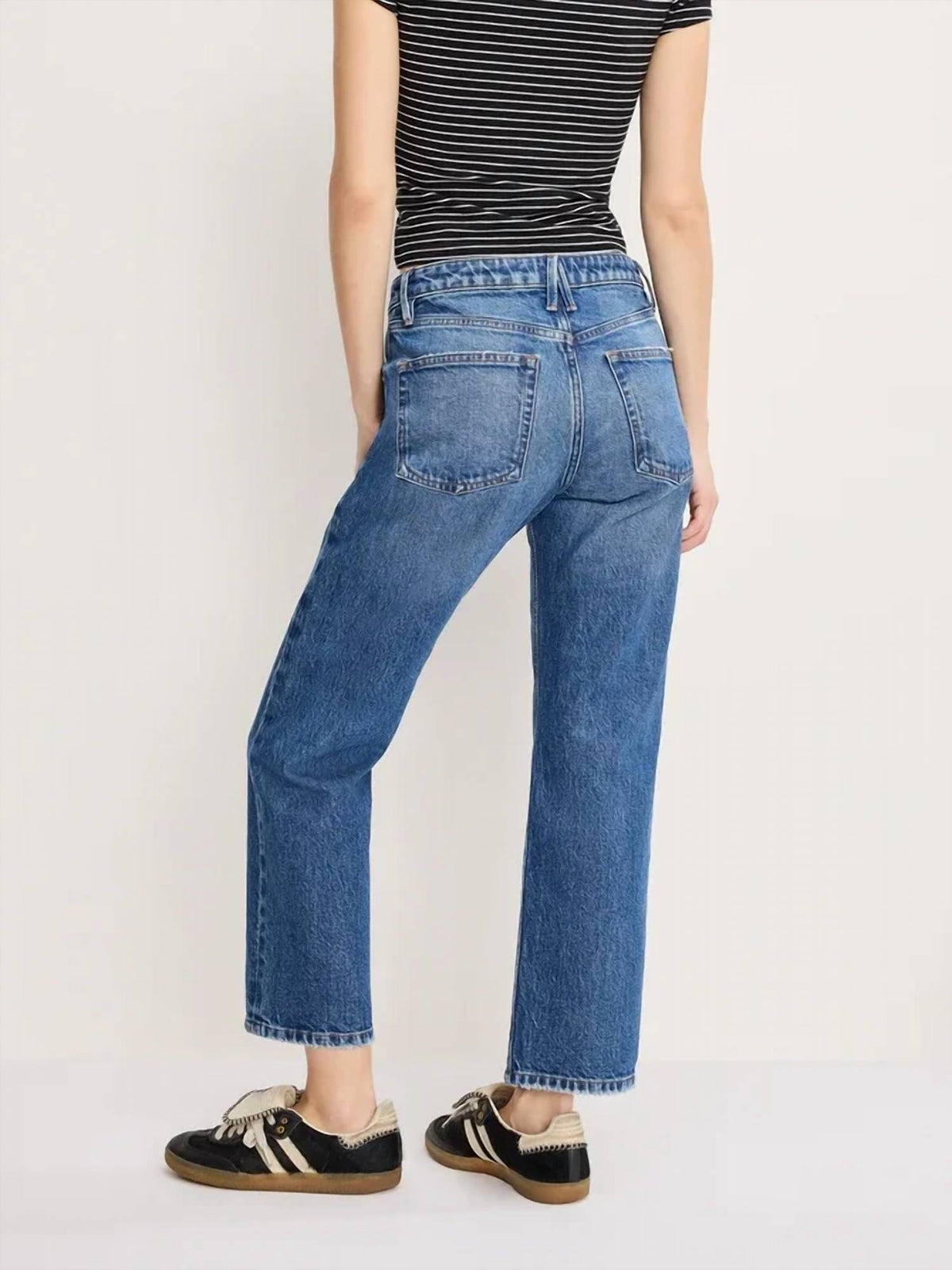 Good American - Vintage Straight Ankle Jeans
