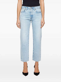 Moussy - Elko Distressed Straight-leg Jeans