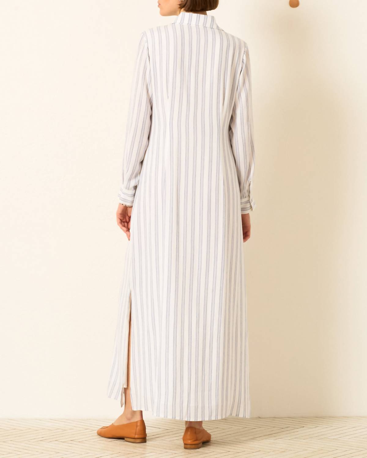Alix Of Bohemia - Lotte Stripe Long Shirt Dress