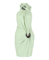 Salvatore Ferragamo - One Shoulder Draped Jersey Dress
