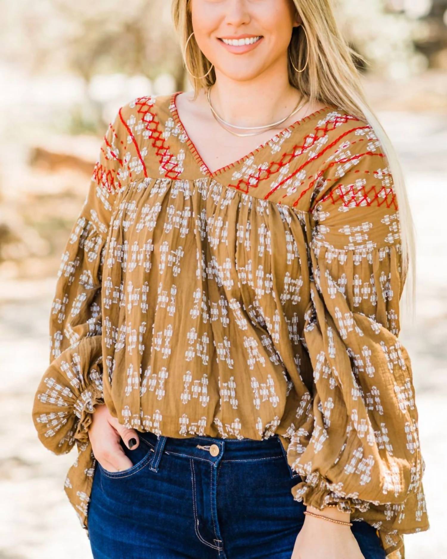 Layerz Clothing - Ellie Mae V-neck Top