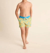 Chubbies - Boys Floral Explorers Classic Swim Trunk - Shorter