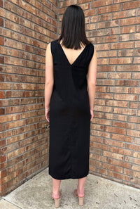 B.Young - Classic Ease Linen Blend Dress