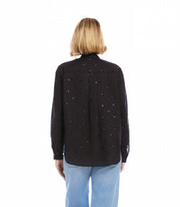 Karen Kane - Lyris Long Sleeve Beaded Sequin Shirt