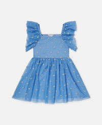 Stella Mccartney - Girl's Tulle Dress With Embroidered Flowers
