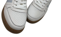 Woden Women's Frode Leather Sneaker in old denim - women's sneaker - alternate view