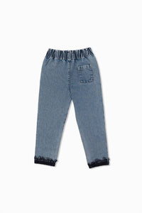 Sasha+Z - Lace Denim Pant