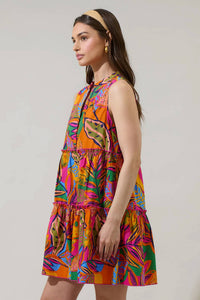 Sugarlips - Milana Adrina Shift Tiered Mini Dress