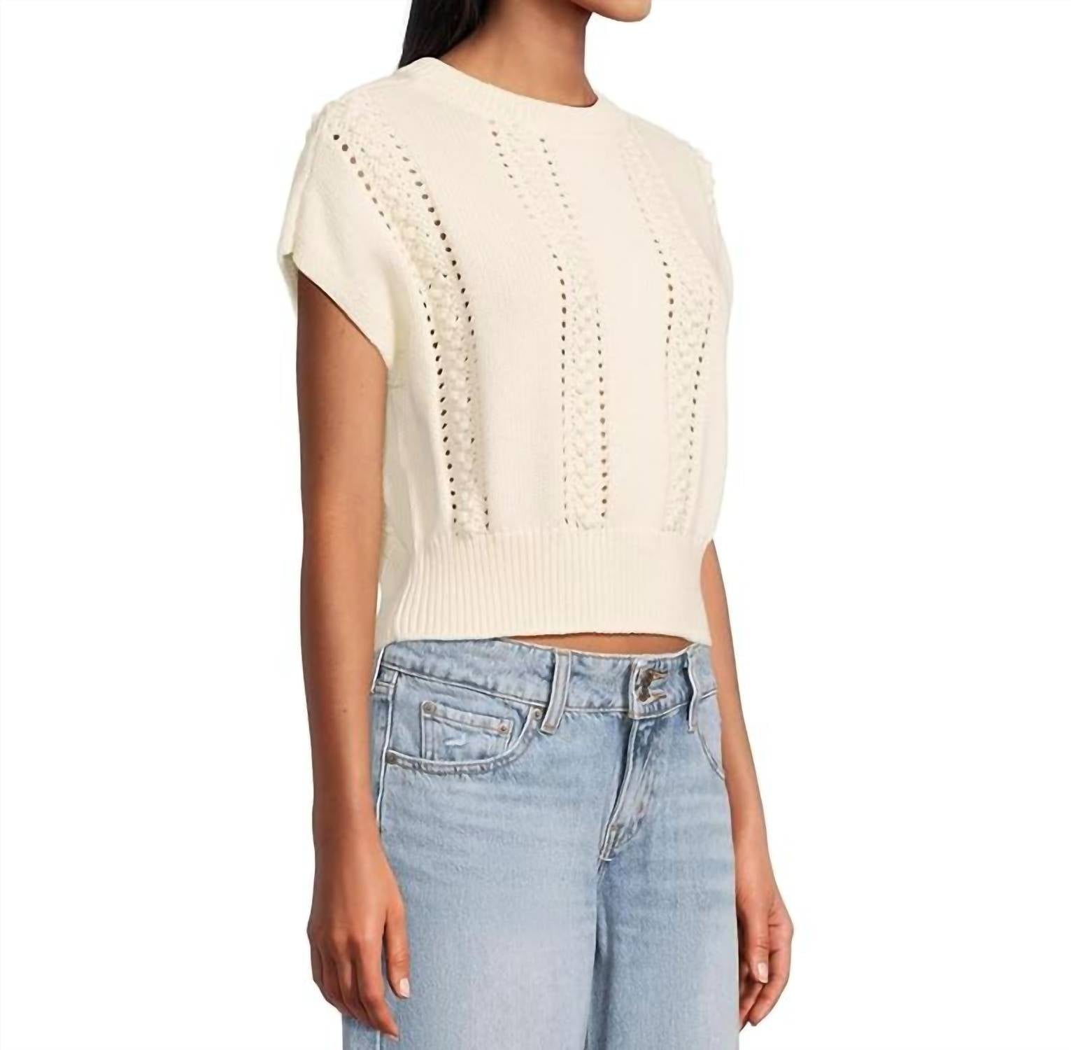 Lilla P - Wedge Crewneck Sweater