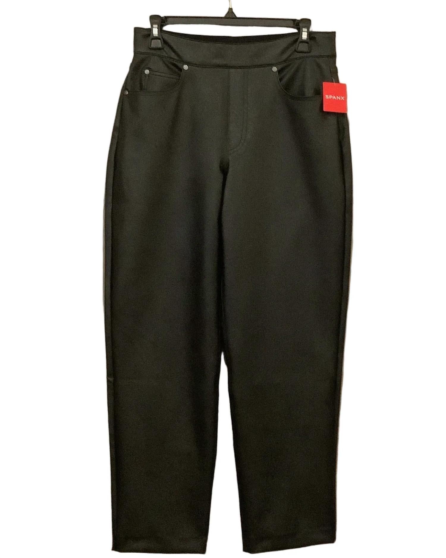 Spanx Women's Faux Leather Leggings in black - women's pants