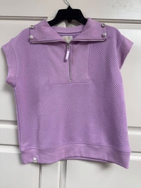 Simply Southern - Women's Textured Half Zip Top