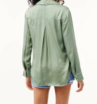 Bella Dahl - Silky Slit Button Down Shirt